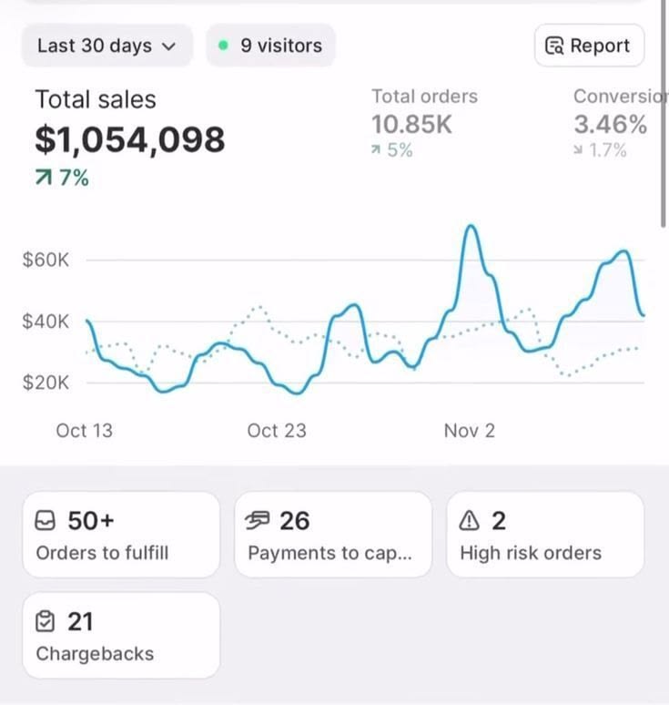 US Shopify Store $1.05M+ Sales
